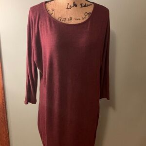 Maroon dress